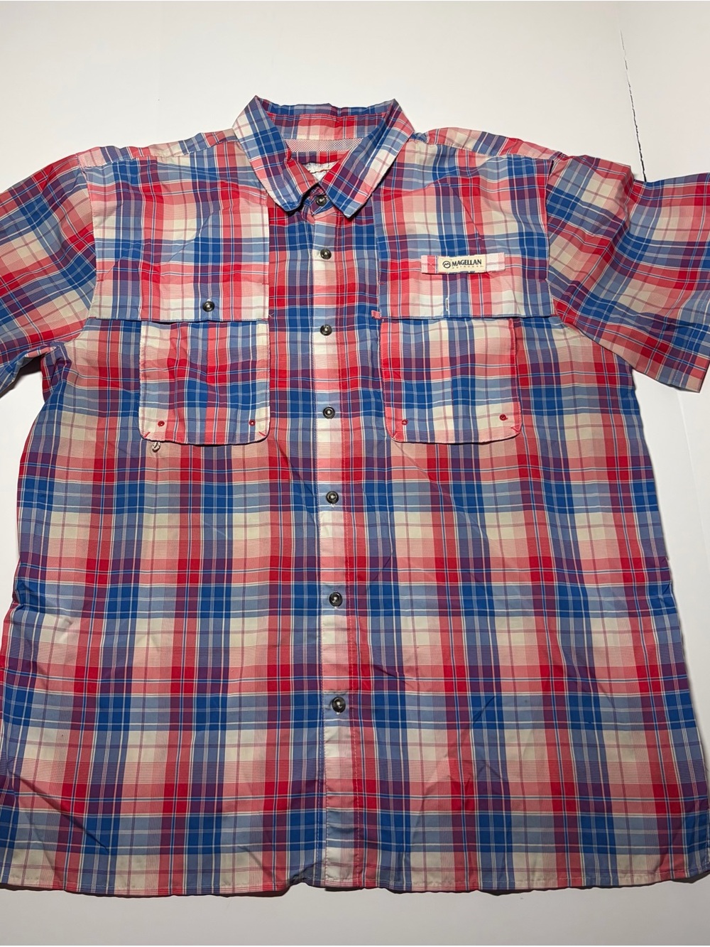 Men’s Magellan Plaid Button Up Size XL